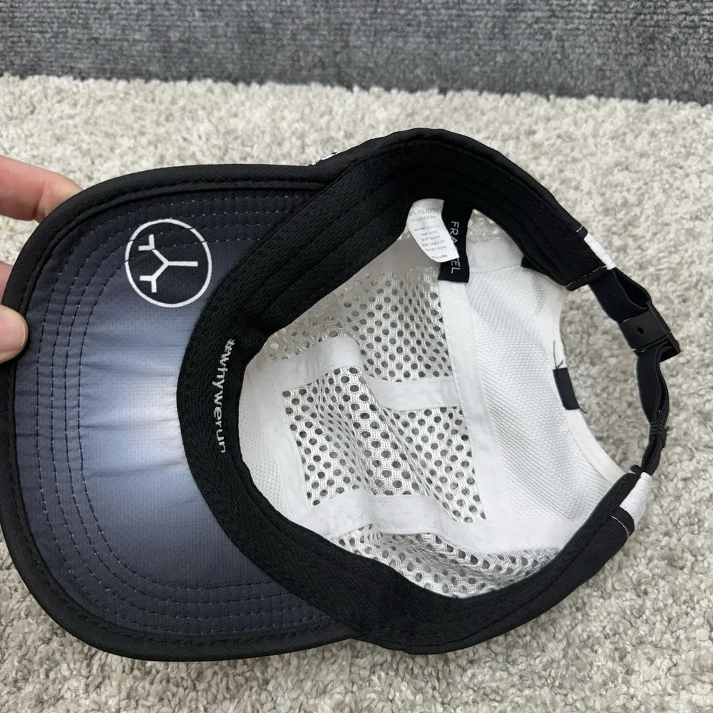 Fractel Running Hat Cap‎ adjustable white/Black